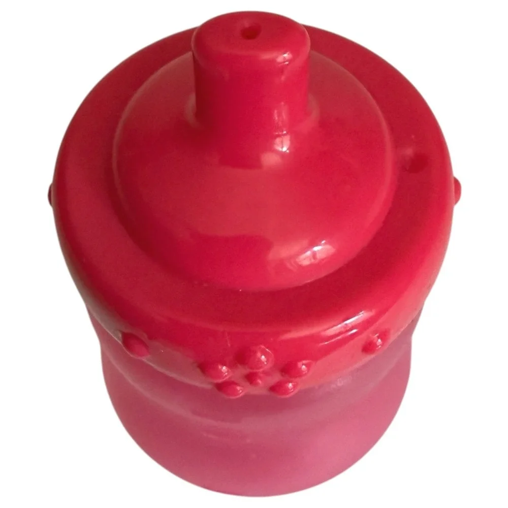 Baby Alive Doll Bottle Plastic Pink Red Replacement Screw Off Top Accessory Toy